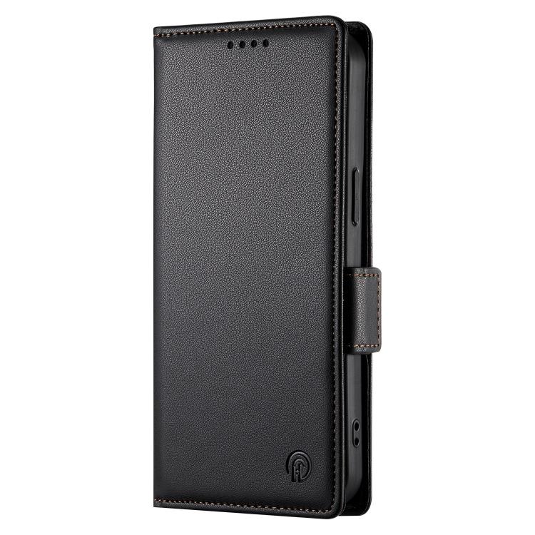 For Huawei nova 15 Pro / nova 15 Ultra Side Buckle Magnetic Frosted Leather Phone Case(Black) - Image 2