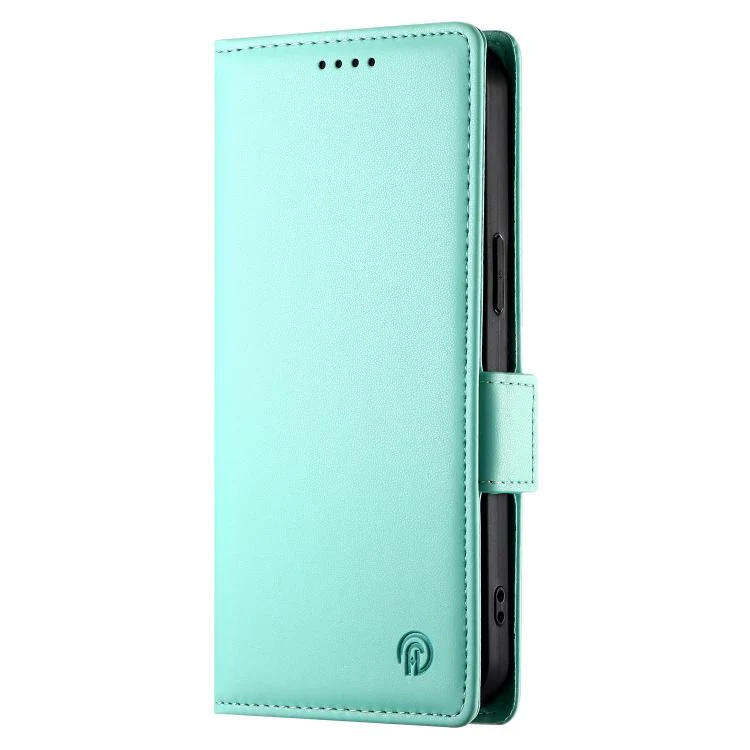 For Huawei nova 15 Pro / nova 15 Ultra Side Buckle Magnetic Frosted Leather Phone Case(Mint Green) - Image 2