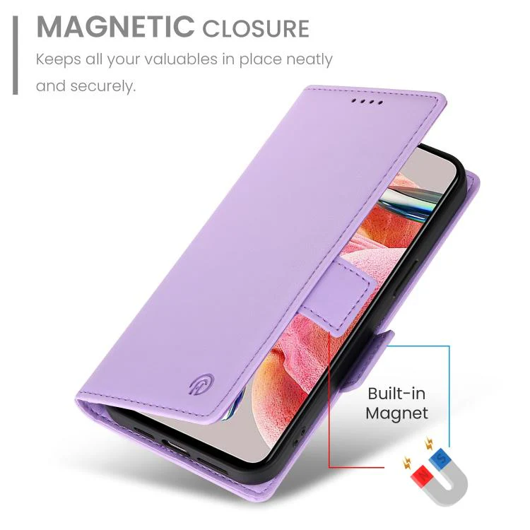 For Huawei nova 15 Pro / nova 15 Ultra Side Buckle Magnetic Frosted Leather Phone Case(Purple) - Image 6