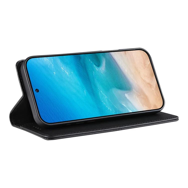 For Huawei nova 15 Pro / nova 15 Ultra Stitched Line Magnetic RFID Vegan Leather Phone Case(Black) - Image 5
