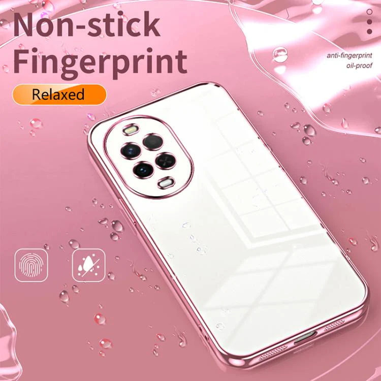 For Huawei nova 15 Transparent Plating Fine Hole Phone Case(Black) - Image 5