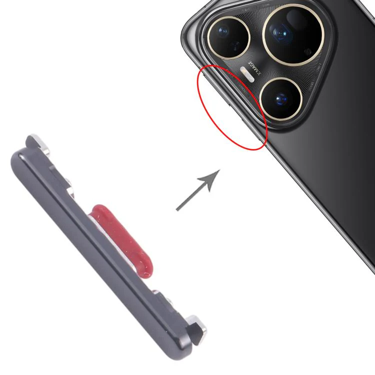 For Huawei Pura 80 10pcs Original Volume Control Button (Black) - Image 4
