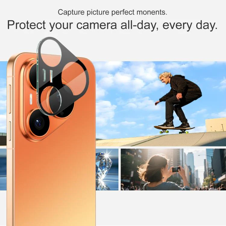 For Huawei Pura 90 Pro 5G IMAK High Definition Integrated Glass Lens Film Black Version - Image 5