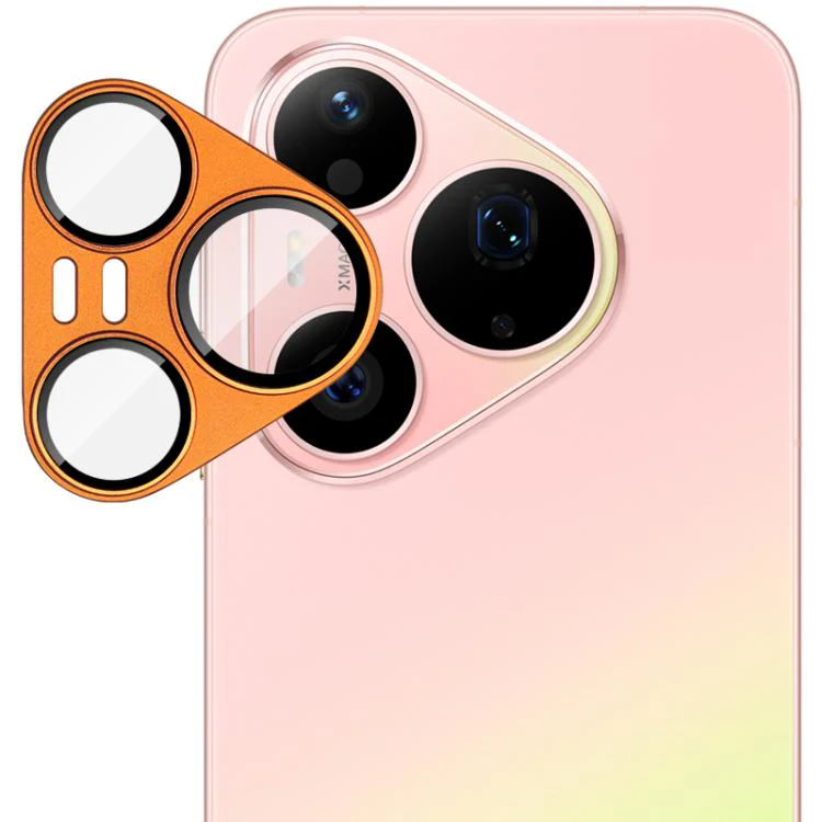 For Huawei Pura 90 Pro 5G IMAK Metal Armor Premium Camera Lens Protector Film(Orange)