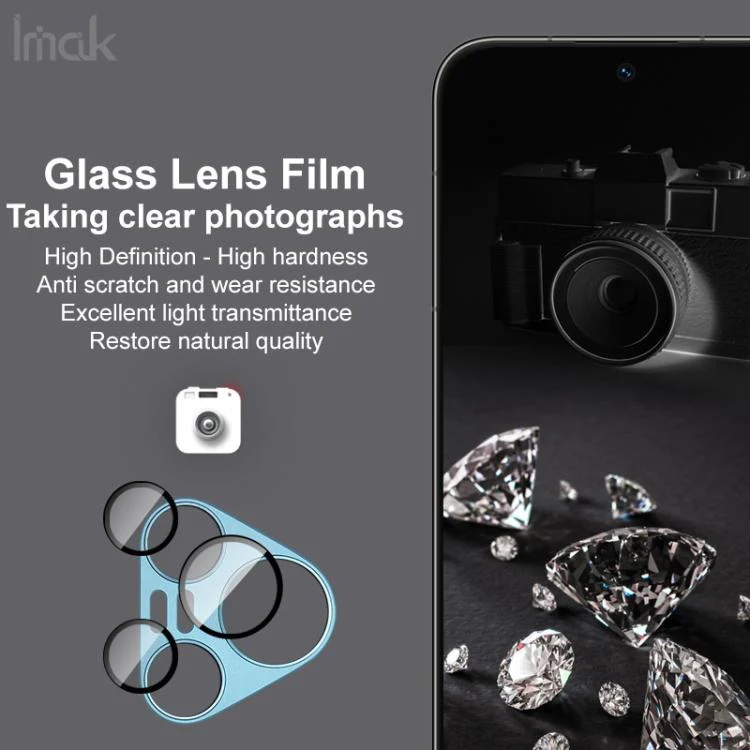 For Huawei Pura 90 Pro Max 5G IMAK Metal Armor Premium Camera Lens Protector Film(Black) - Image 4