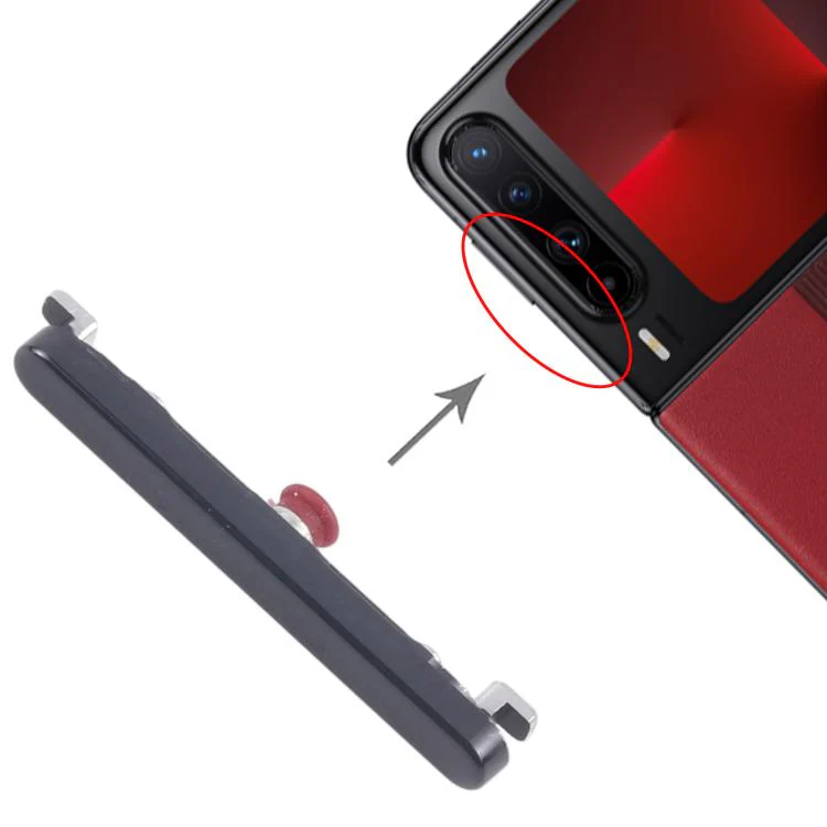 For Huawei Pura X 10pcs Original Volume Control Button (Black) - Image 4