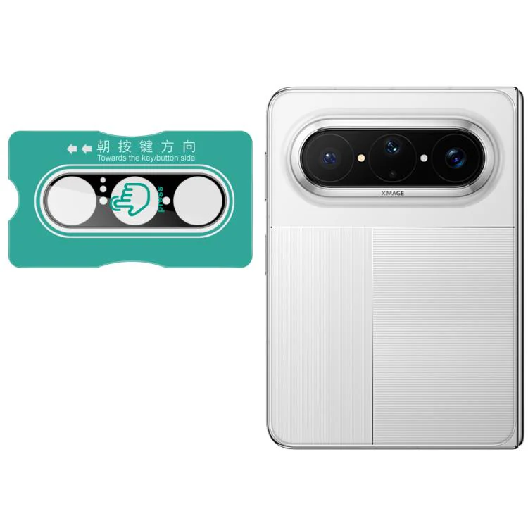 For Huawei Pura X Max IMAK Black Version HD Glass Rear Camera Lens Film, Self-positioning Version