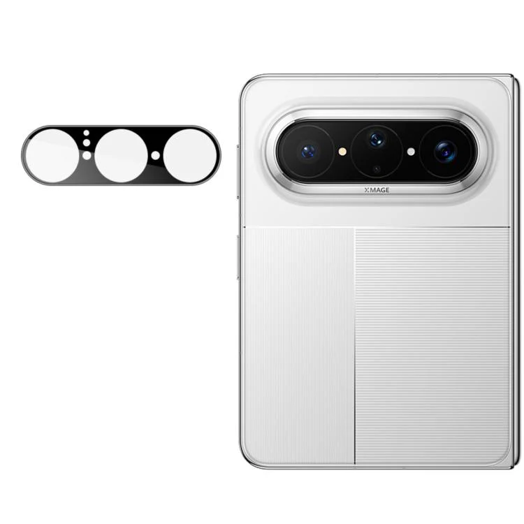 For Huawei Pura X Max IMAK Black Version HD Glass Rear Camera Lens Film, Self-positioning Version - Image 2