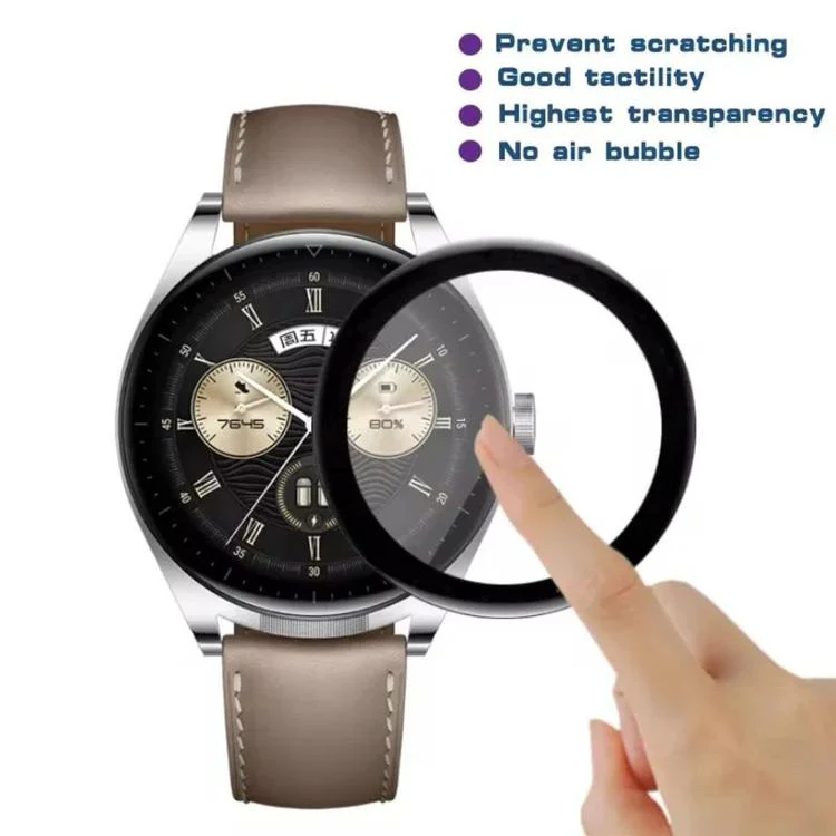 For Huawei Watch Buds 2 3pcs PMMA Composite Material Heat-Bendable HD Screen Protector - Image 5