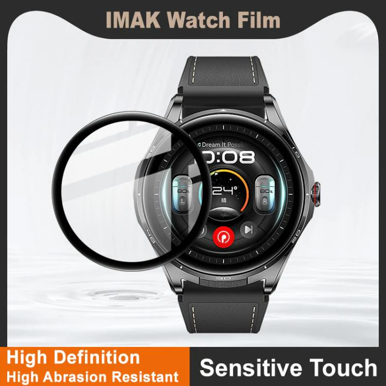For Huawei Watch Buds 2 Black Version IMAK Plexiglass HD Watch Protective Film - Image 2
