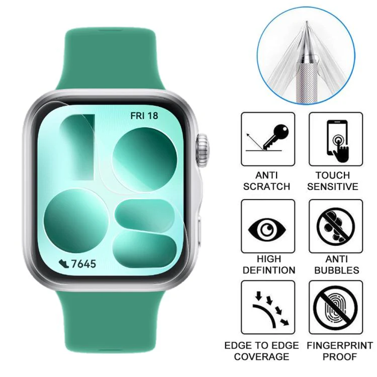 For Huawei Watch Fit 5 5pcs xDfind Soft Hydrogel Film Full Cover Front Protector - Image 3