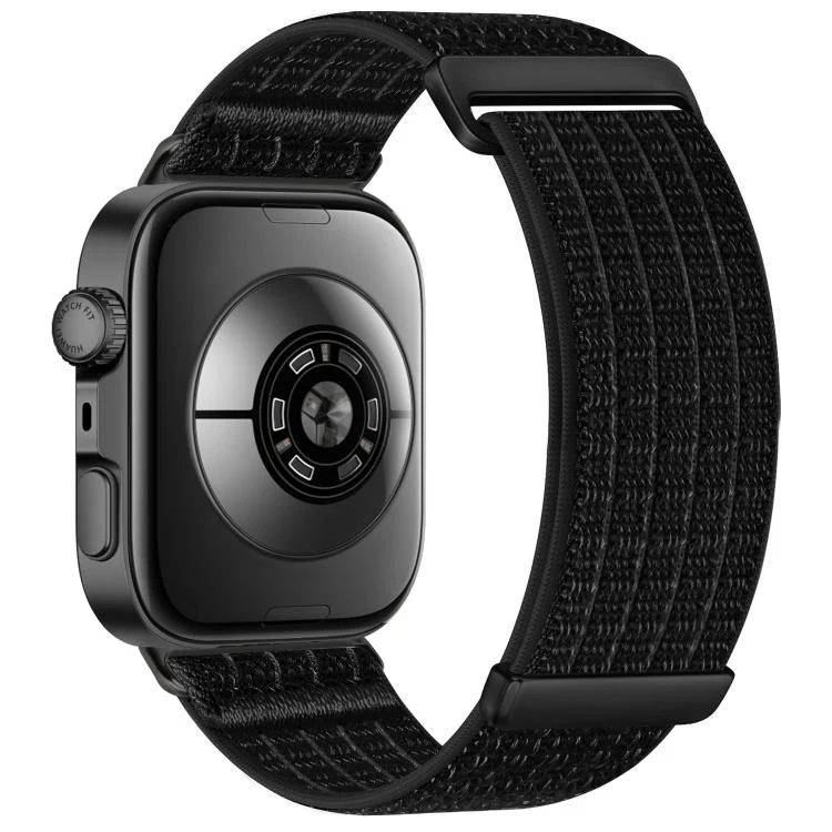 For Huawei Watch Fit 5 / Fit 5 Pro / Fit 4 xDfind Two Section Nylon Breathable Hook And Loop Fastener Watch Band(Black)
