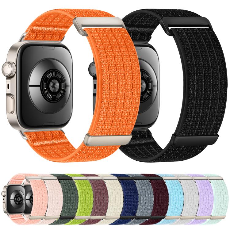 For Huawei Watch Fit 5 / Fit 5 Pro / Fit 4 xDfind Two Section Nylon Breathable Hook And Loop Fastener Watch Band(Smoky Purple) - Image 2