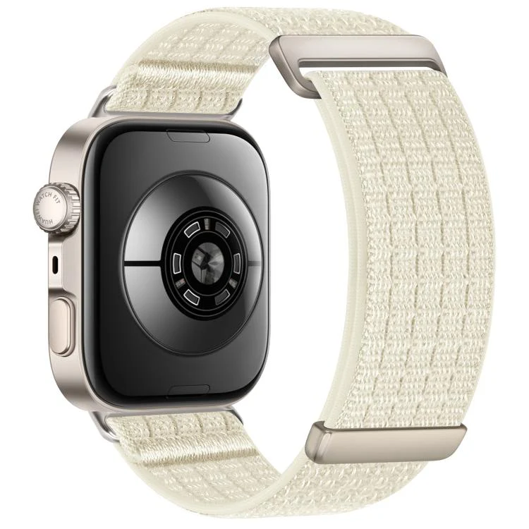 For Huawei Watch Fit 5 / Fit 5 Pro / Fit 4 xDfind Two Section Nylon Breathable Hook And Loop Fastener Watch Band(Starlight)