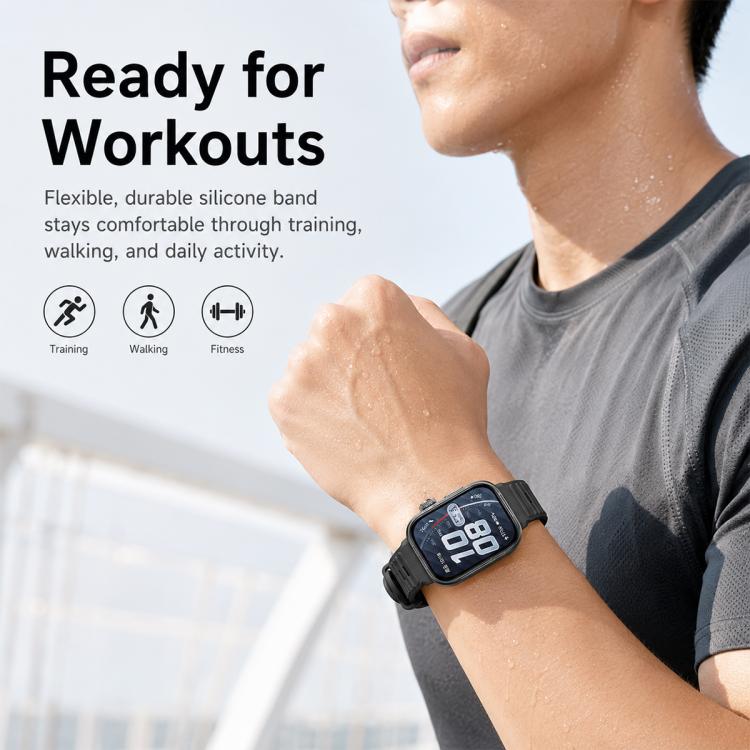 For Huawei Watch Fit 5 / Fit 5 Pro xDfind Sport Silicone Watch Band, Type:Black Buckle(Light Purple) - Image 12