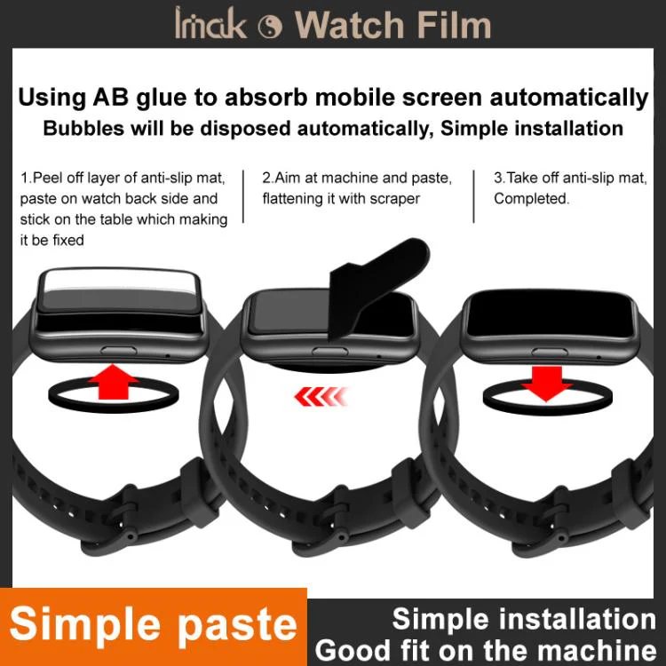 For Huawei Watch Fit 5 Pro IMAK Plexiglass HD Watch Protective Film - Image 4