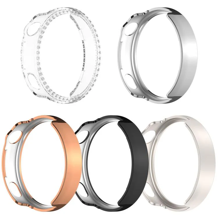 For Huawei Watch GT 6 41mm Single Row Diamond Half Coverage Hollow PC Watch Protective Cover(Black) - Image 10