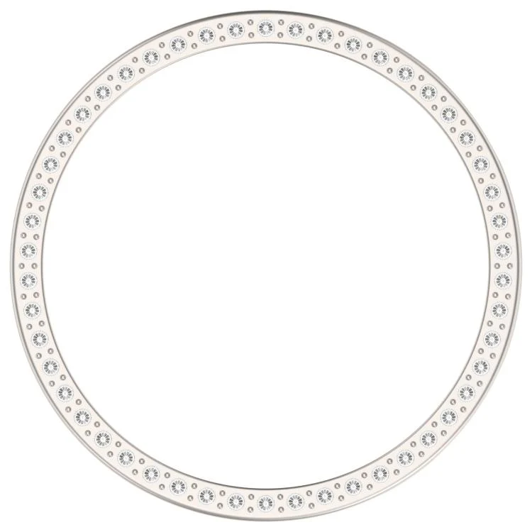 For Huawei Watch GT 6 41mm Single Row Diamond Half Coverage Hollow PC Watch Protective Cover(Frosted Starlight) - Image 5