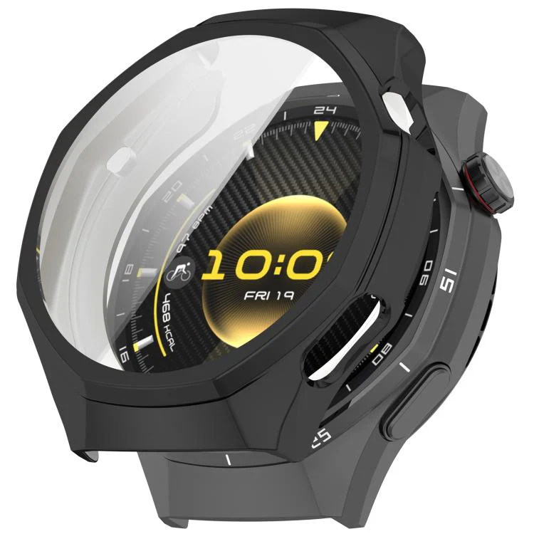 For Huawei Watch GT 6 Pro Electroplated Full Coverage TPU Watch Protective Cover(Black)