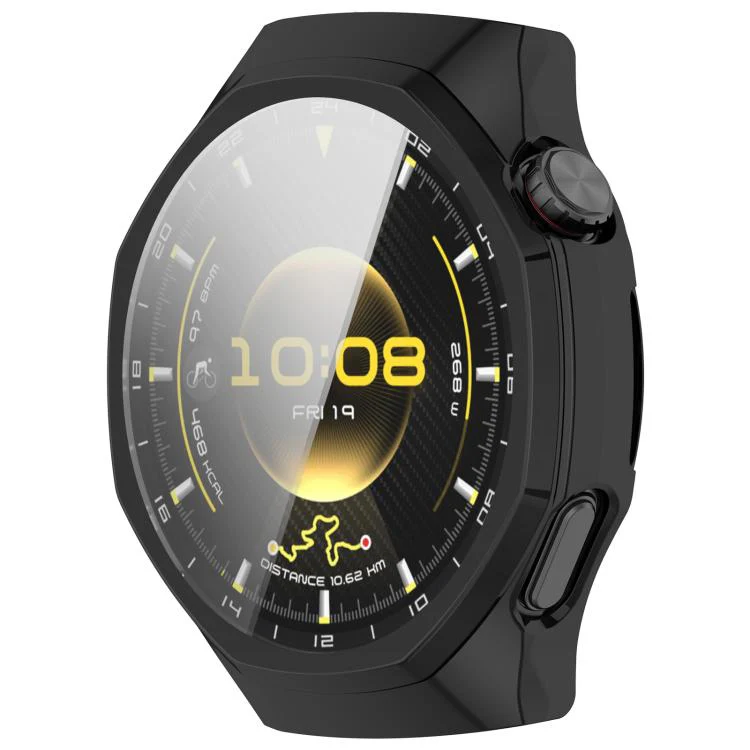 For Huawei Watch GT 6 Pro Electroplated Full Coverage TPU Watch Protective Cover(Black) - Image 2