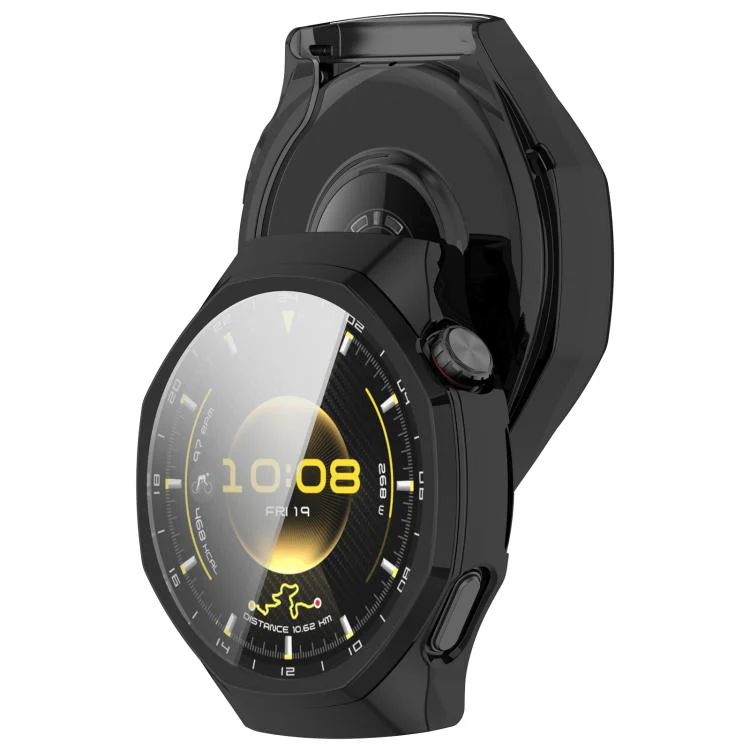 For Huawei Watch GT 6 Pro Electroplated Full Coverage TPU Watch Protective Cover(Black) - Image 6