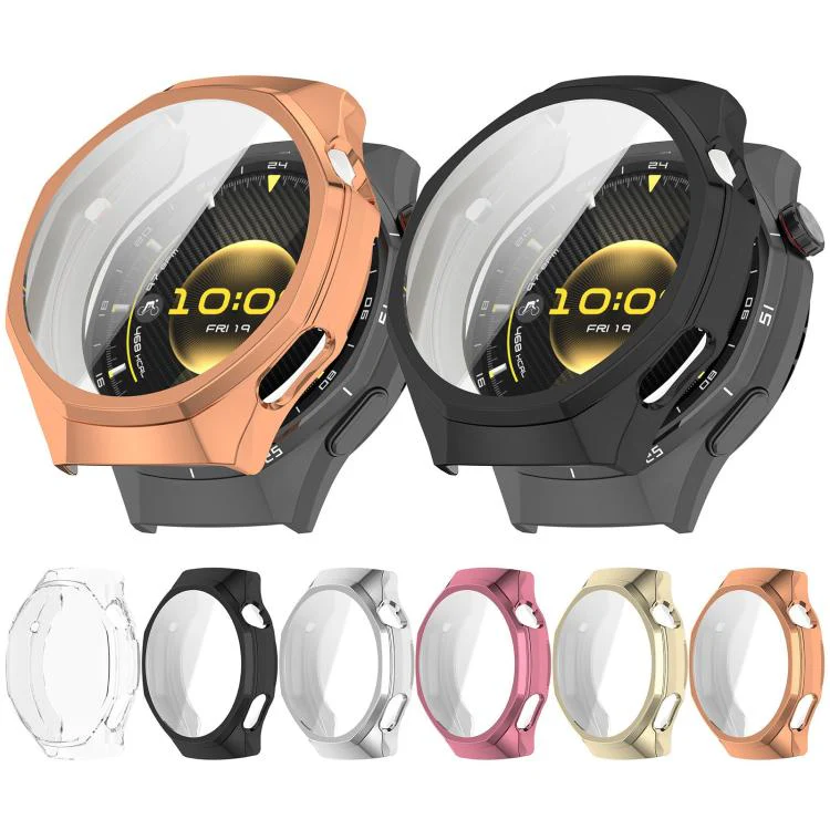 For Huawei Watch GT 6 Pro Electroplated Full Coverage TPU Watch Protective Cover(Pink) - Image 7