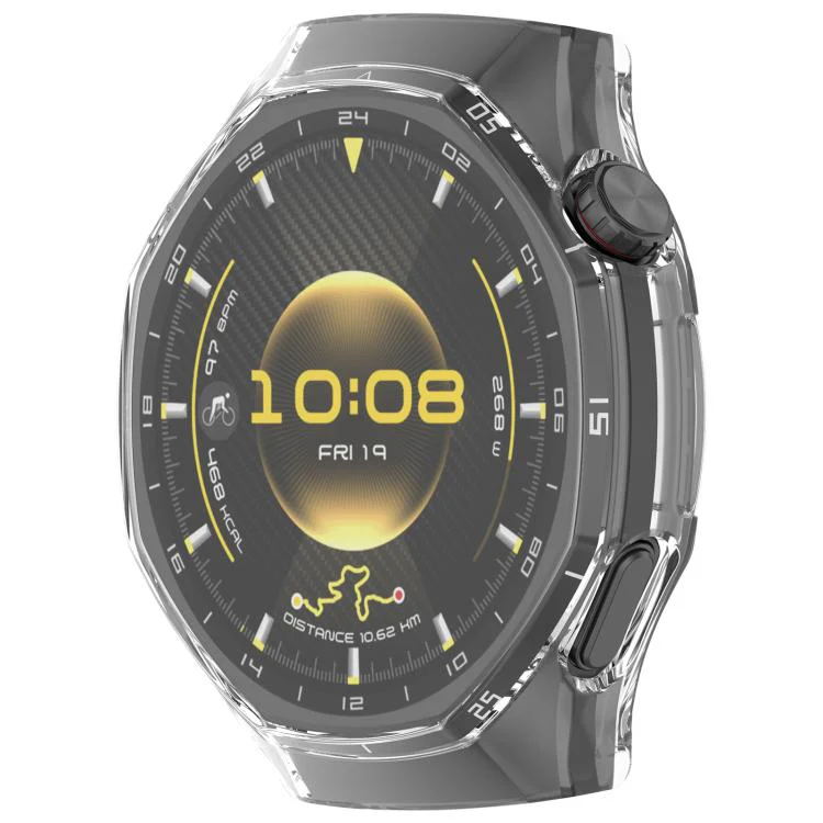 For Huawei Watch GT 6 Pro Electroplated Full Coverage TPU Watch Protective Cover(Transparent) - Image 2