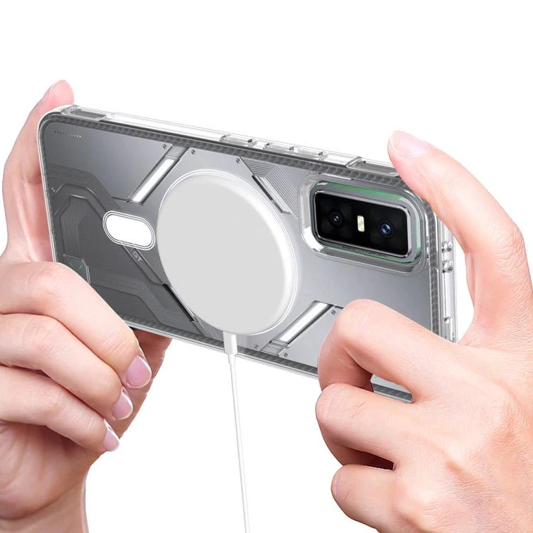 For Infinix GT 30 Pro 5G / GT 30 5G MagSafe Clear Acrylic PC Hybrid TPU Phone Case(Transparent) - Image 6