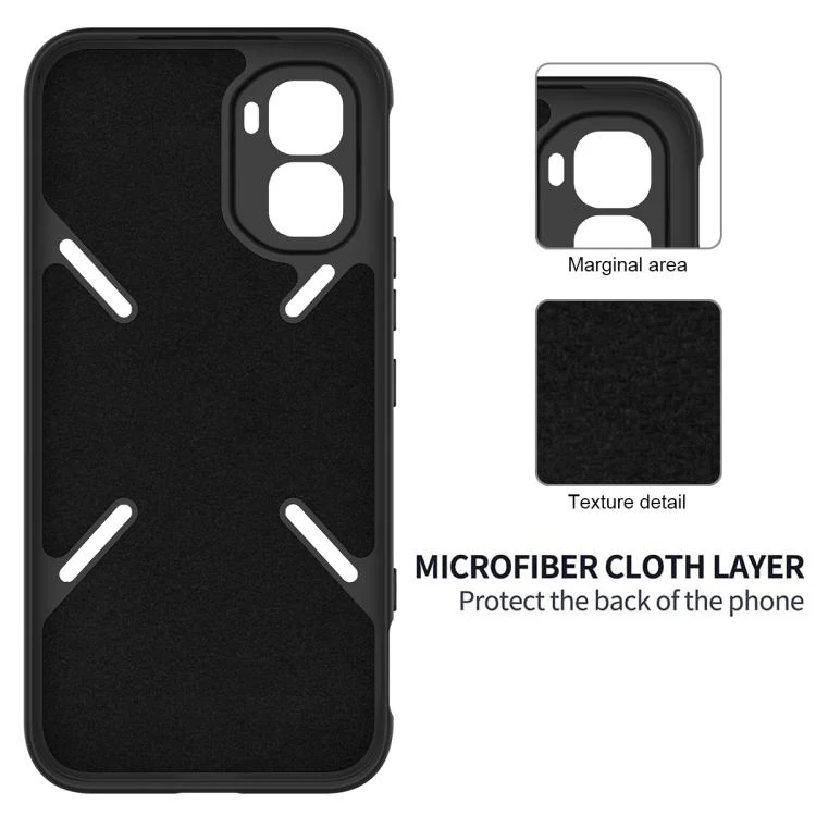 For Infinix GT 50 Pro 5G Solid Color Liquid Silicone Dropproof Full Coverage Phone Case(Black) - Image 6