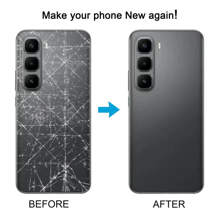 For Infinix Hot 60i 4G X6728 Original Battery Back Cover(Black) - Image 6