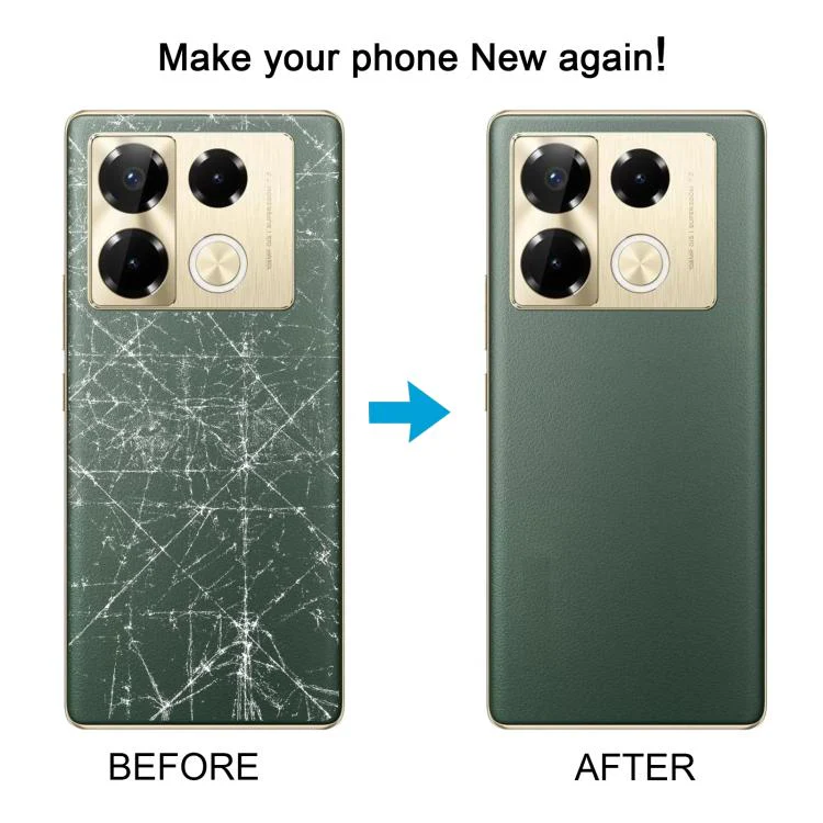 For Infinix Note 40 Pro 4G X6850 Original Back Cover(Black) - Image 6