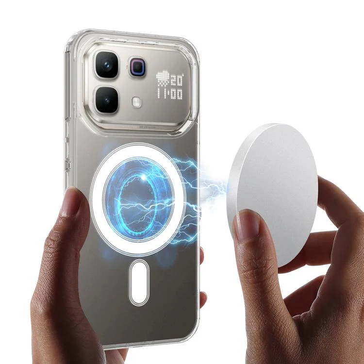 For Infinix Note 60 / Note 60 Pro 5G MagSafe Clear Acrylic PC Hybrid TPU Phone Case(Transparent) - Image 5