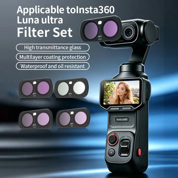 For Insta 360 Luna Ultra JSR CB Series Magnetic Camera Lens Filter, Filter:6 in 1 ND UV CPL - Image 3