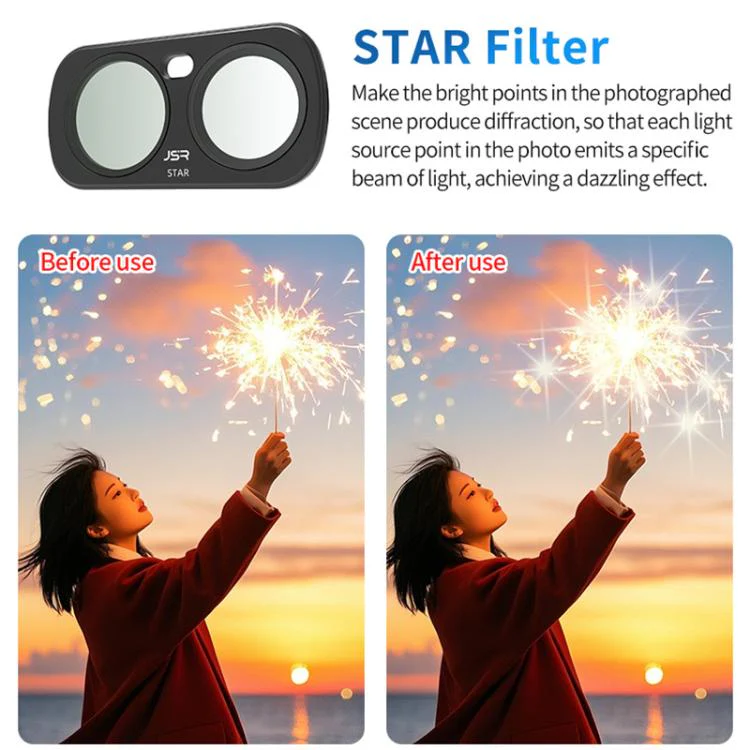 For Insta 360 Luna Ultra JSR CB Series Magnetic Camera Lens Filter, Filter:Black Mist 1/4 - Image 8