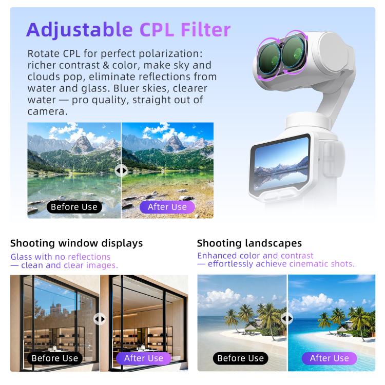 For Insta360 Luna Ultra aMagisn Magnetic Lens Filter ND64 - Image 9