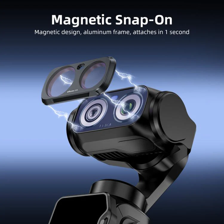 For Insta360 Luna Ultra BRDRC Filter Accessories, Specification: 3pcs /Set CPL + ND16 + Black Soft - Image 6