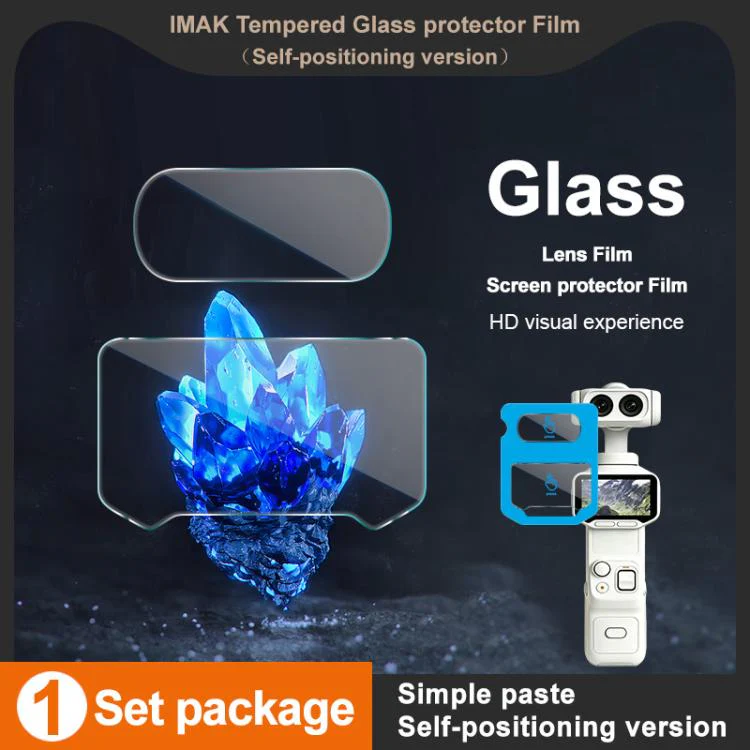 For Insta360 Luna Ultra imak Tempered Glass Film with Camera Lens Film, Self-positioning Version - Image 3