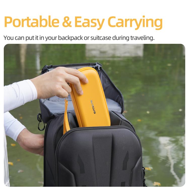 For Insta360 Luna Ultra Sunnylife Colorful Protective Organizer Standard Combo Bag(Yellow) - Image 11