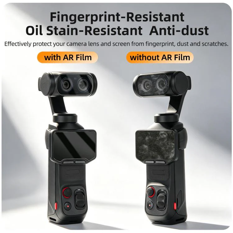 For Insta360 Luna Ultra Sunnylife Lens Screen Protector Tempered Glass Film(2 Sets) - Image 6