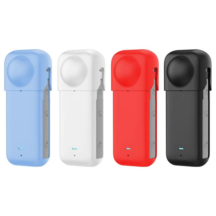 For Insta360 X4 PULUZ Full Body Dust-proof Silicone Protective Case (Blue) - Image 10