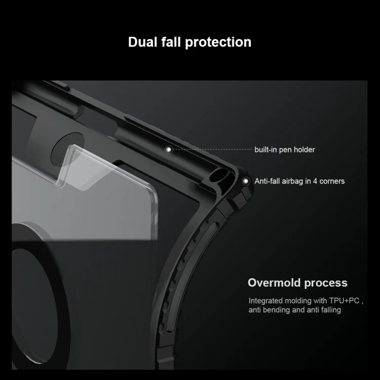 For iPad Pro 11 2024 Nillkin Backlit Version Bumper Link Keyboard Case - Image 7