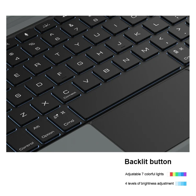 For iPad Pro 13 2024 Nillkin Backlit Version Bumper Link Keyboard Case - Image 11