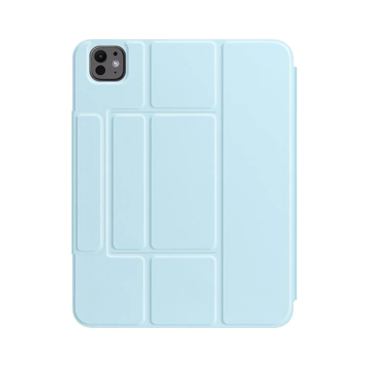 For iPad Pro 13 2025 / 2024 DUX DUCIS YK Series Magnetic Wireless Keyboard Vegan Leather Tablet Case(Blue) - Image 3