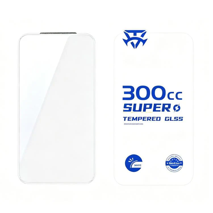 For iPhone 16 300CC Large Arc Antistatic Corning Gorilla HD Tempered Glass Film, No Retail Package - Image 2