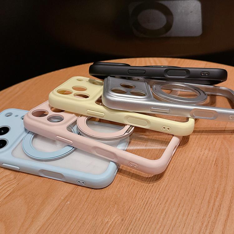 For iPhone 17 Pro Dopamine Rotation Pivot Holder Phone Case(Yellow) - Image 7
