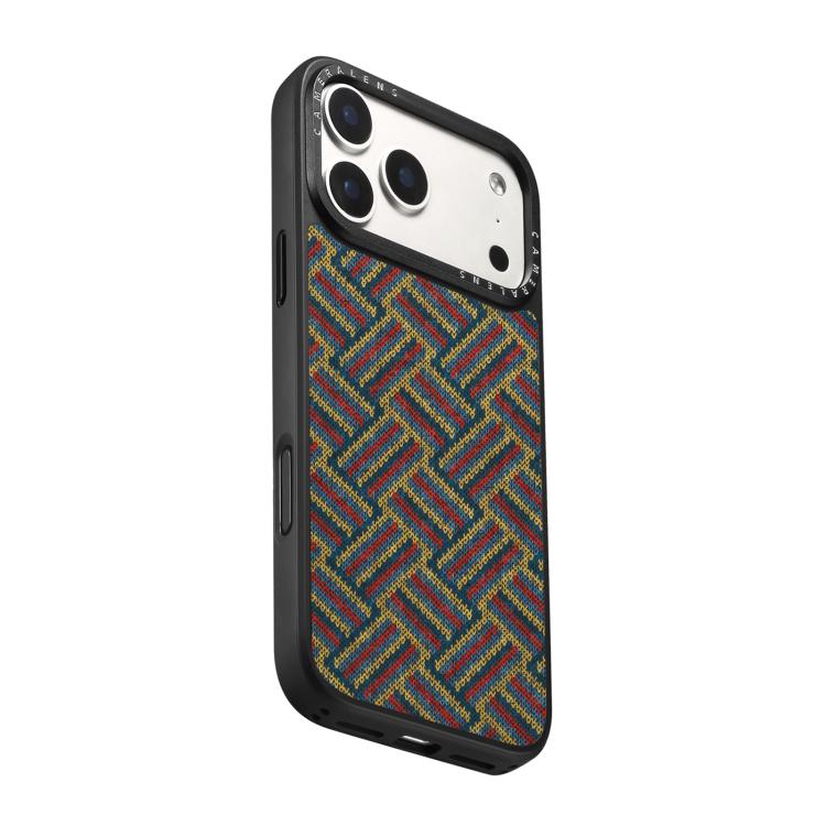 For iPhone 17 Pro Max Denior A28 Ethnic Embroider Pattern Style Magnetic Phone Case(Red) - Image 2
