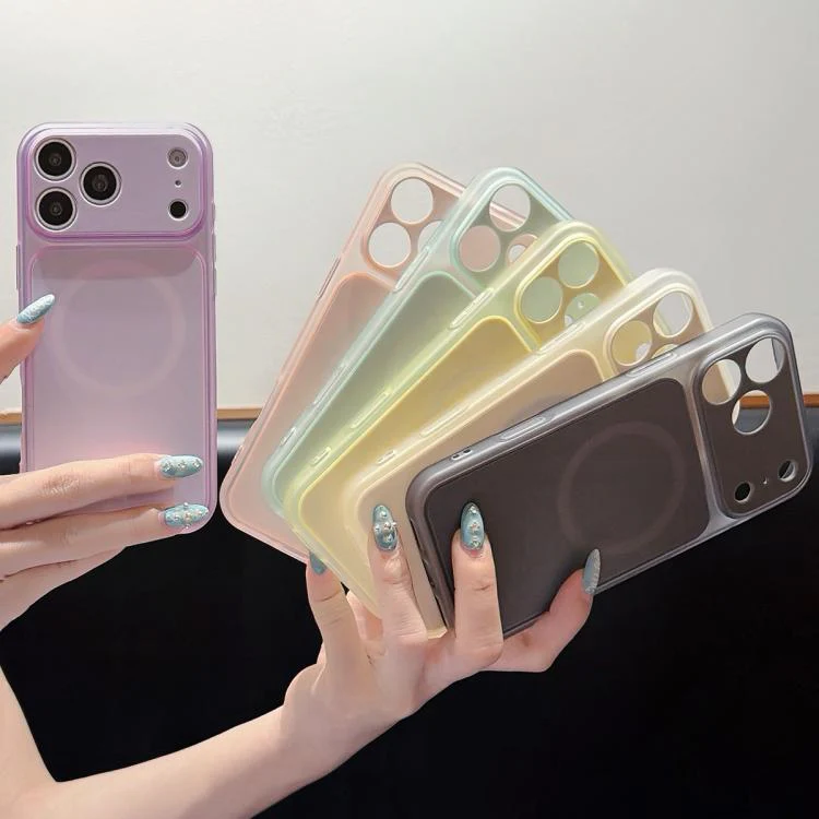 For iPhone 17 Pro Max Skin Feel Frosted Liquid Silicone Magnetic Phone Case(White) - Image 7