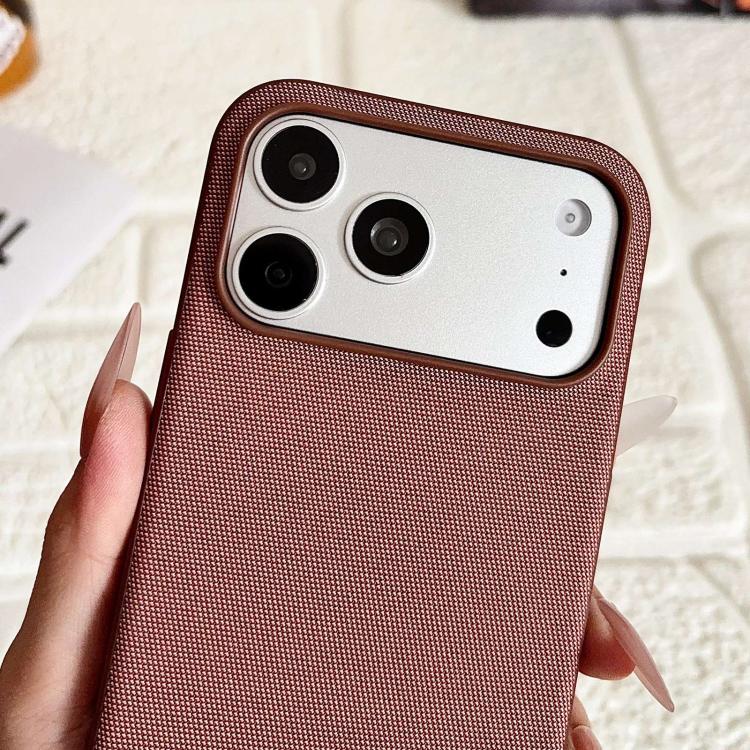 For iPhone 17 Pro Max Tech Fabric Texture Magnetic Phone Case with AI Button & Crossbody Strap(Green) - Image 4