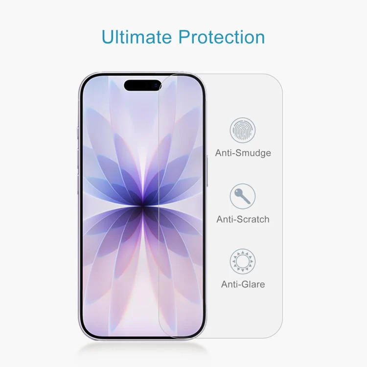 For iPhone 18 50pcs 0.18mm High Aluminum Tempered Glass Film - Image 4