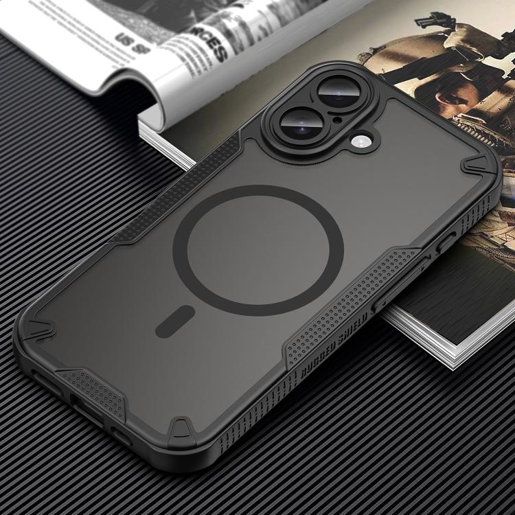 For iPhone 18 Armor Glaze MagSafe Magnetic Phone Case(Black) - Image 9